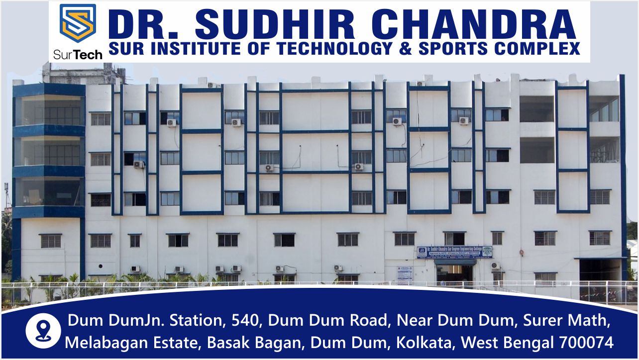 out side view of Dr. Sudhir Chandra Sur Institute of Technology & Sports Complex - SURTECH